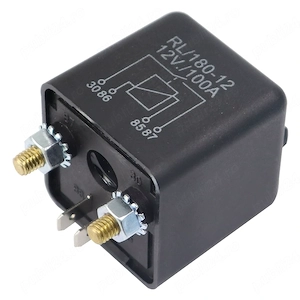 Releu auto 12V 100A   control sarcini mari, pompe, ventilatoare și sisteme audio - imagine 3
