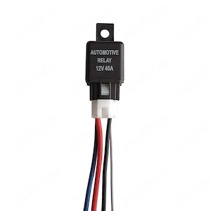 Releu auto 12V 4 pini 40A cu soclu – compatibil sisteme electrice pe 12V - imagine 4