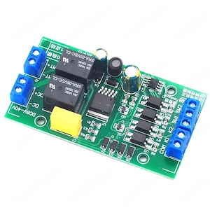 Controller motor DC 12V 24V cu revers   schimbare sens motor curent continuu, control înainte înapoi - imagine 3