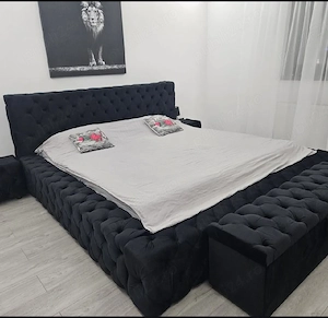 pat tapițat chesterfield 