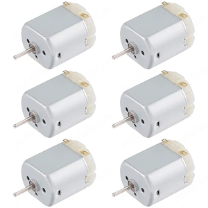 Set 6 bucăți: Motor DC Mini 130 3V-6V pentru roboți, ventilatoare și proiecte DIY