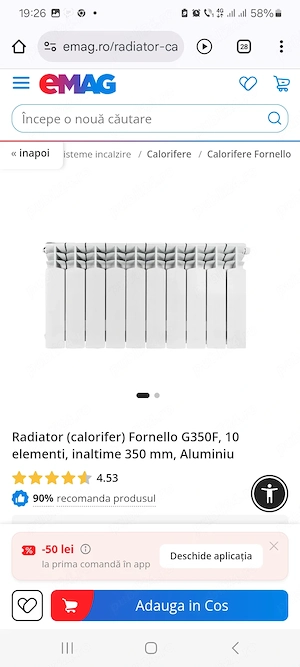 Calorifere aluminiu noi