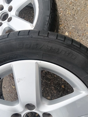 Vand jante originale VW 205 55 r 16 de vara  - imagine 3