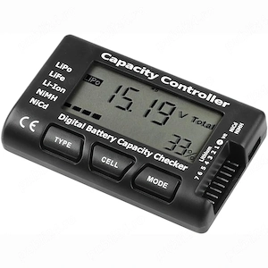 Tester Acumulatori 18650 Li-Ion, LiPo, LiFe, NiMH, NiCd 2-7S   Verificare Voltaj și Capacitate - imagine 5