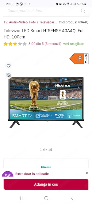 Televizoare Hisense