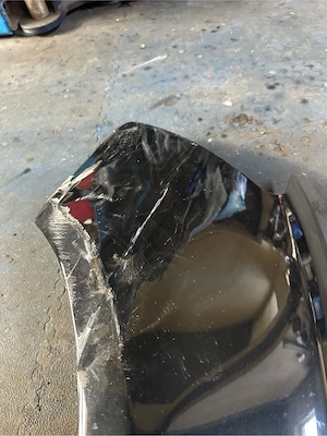 Aripa stg Audi A5 cu defect