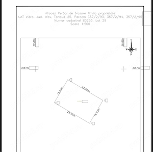 Teren intravilan, Comuna Berceni, Vidra