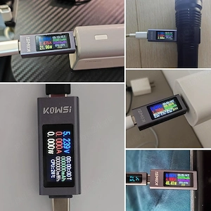 Multimetru USB C Kowsi KWS-2302C   Tester Digital Tensiune, Curent și Capacitate - imagine 3