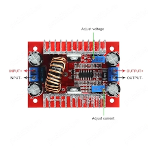 Modul Step-up Boost DC-DC 400W 15A   Ridicător de Tensiune 8.5V-50V la 10V-60V - imagine 3