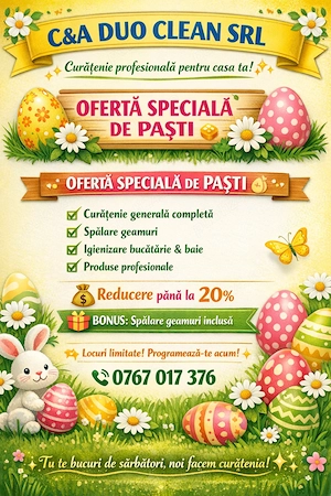 Firma curatenie C&A DUO CLEAN SRL