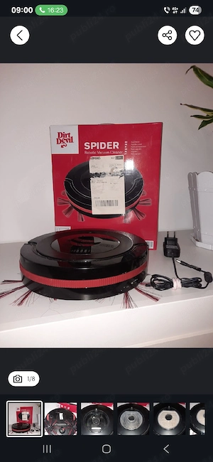 Aspirator robot Spider Dirt Devil fara fir