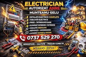 Electrician ANRE execut lucrări