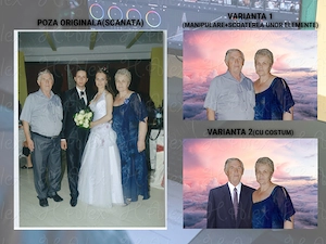 Editare Foto PROFESIONALĂ - Transform orice poză! Restaurări & Design - Aranjamente funerare