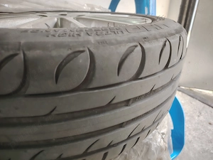 Jante aluminiu Borbet + Cauciucuri 205/50 R17 vara Riken - imagine 4