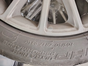 Jante aluminiu Borbet + Cauciucuri 205/50 R17 vara Riken - imagine 3