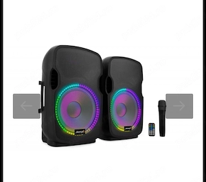Boxa Activa + Boxa Pasiva Audibax Party 215 Black
