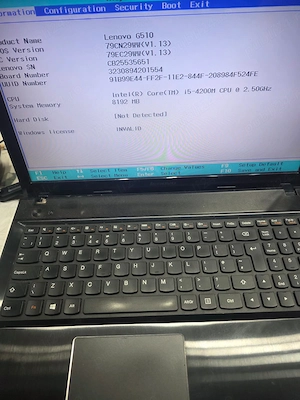 Dezmembrez laptop Lenovo g510 i5-4200m 2.5ghz