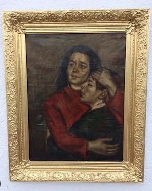 Tablou Stefan Luchian - Stefan Luchian Imbratisat De Cecilia Vasilescu