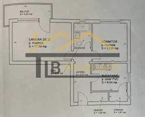 Apartament cu 2 camere, 51 mp, decomandat, Zona Shopping City - imagine 8