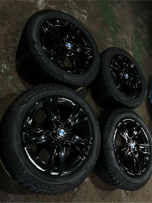 Vânt jante originale BMW 5x112 cu cauciucuri  noi Pirelli - imagine 3