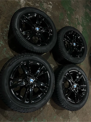 Vânt jante originale BMW 5x112 cu cauciucuri  noi Pirelli - imagine 2