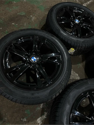 Vânt jante originale BMW 5x112 cu cauciucuri  noi Pirelli - imagine 4