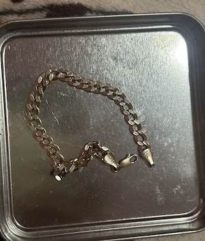 Brătara aur 14k stil cuban