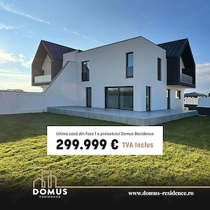 Ultima casa din Faza 1 a proiectului Domus Residence, Cristian BV
