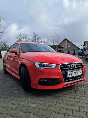 Audi A3 8V sedan    S line    2.0 TDI cu 150 cai    distronic  keyless  parchează singur  Audi conce - imagine 2