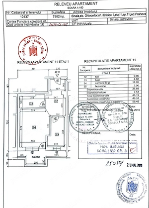Ap.2cam.dec.la cheie(propr.dir),str.Ghioceilor39,cu balcon(8mp)48mp,rezidential,aproape de hot.Mara - imagine 2