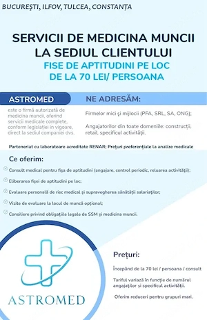 MEDICINA MUNCII - Adeverințe IGI Reînnoire Gratuită - București