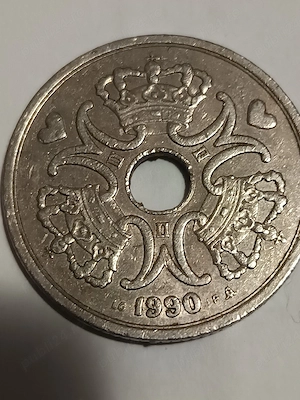 Monedă de colecție din Danemarca..anul 1990. o coroană daneză (1 K