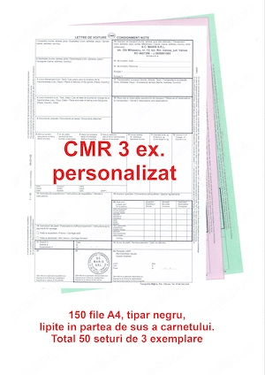 CMR-uri transport intern si international - Scrisoare de transport - Tipizat - imagine 2