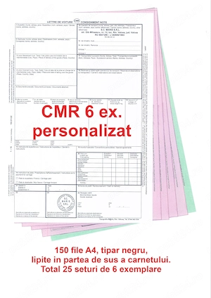 CMR-uri transport intern si international - Scrisoare de transport - Tipizat - imagine 5