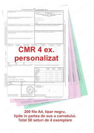 CMR-uri transport intern si international - Scrisoare de transport - Tipizat - imagine 3
