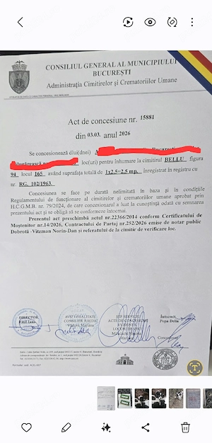 Vand loc de veci cimitirul  Bellu