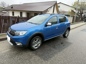 Dacia Sandero Stepway 0.9 Tce benzina 90CP, prop de noua, carte service in reprezentanta - imagine 2