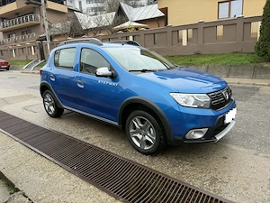Dacia Sandero Stepway 0.9 Tce benzina 90CP, prop de noua, carte service in reprezentanta - imagine 3