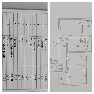 Apartament 3 camere - imagine 5