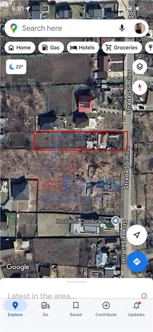 Breazu  Rediu TEREN 1145mp cu casa Batraneasca la asfalt cu utilitati - imagine 5