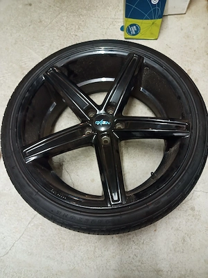 Oxigin 20 inch + 4 anvelope vara noi - imagine 3