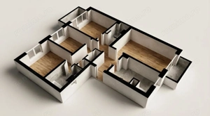 Apartament cu 4 camere | 89,2 mp | 2 bai | 2 Balcoane | Dunavat 14 | De Renovat 