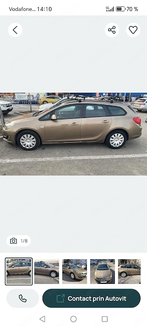 Opel Astra j Sports Tourner Gpl - imagine 3