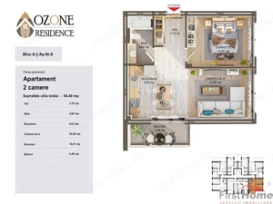 Ap tip studio, bloc nou, Ozone City, TVA inclus, comision 0% - imagine 13