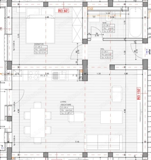 Apartament 2 camere, etaj 1, mp + balcon 5 mp, zona Kaufland Girocului