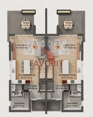Duplex cu 4 camere | Pozitie excelenta | Asfalt | Statie de autobuz - imagine 7