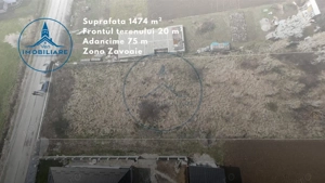  Exclusivitate - Teren intravilan 1474 mp, Zavoaie, 