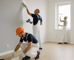 (Pret bun) Efectuam vopseli varuieli finisaje interioare exterioare