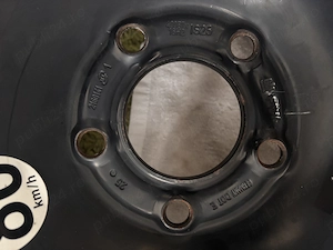 Roata Janta Rezerva Slim T115 70 16 R16 Opel Astra J 2009 - 2016 Cod 2160141 - imagine 5