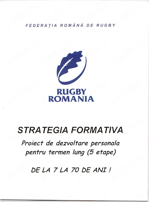 strategia formativa proiect de dezvoltare personala pentru termen lung (5 etape) rugby rugbi